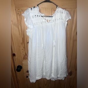 DEAR JOHN Osiris White Dress. Size Small